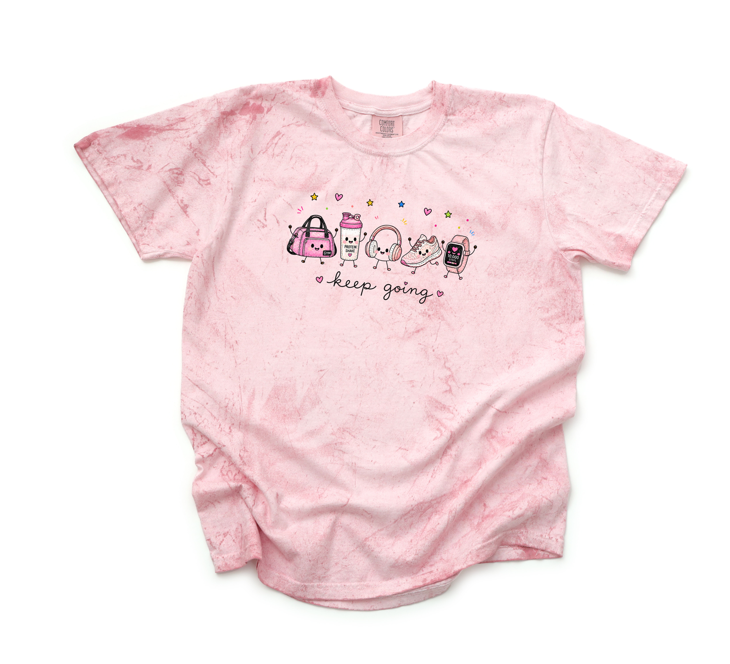 *NEW* KEEP GOING FITNESS DOODLE CC SHIRT