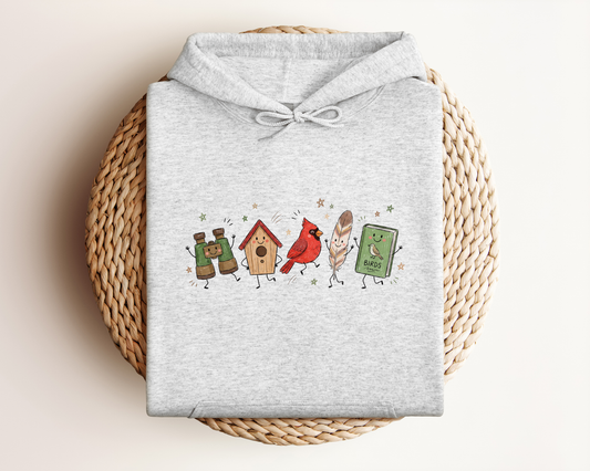BIRD WATCHING DOODLE HOODIE