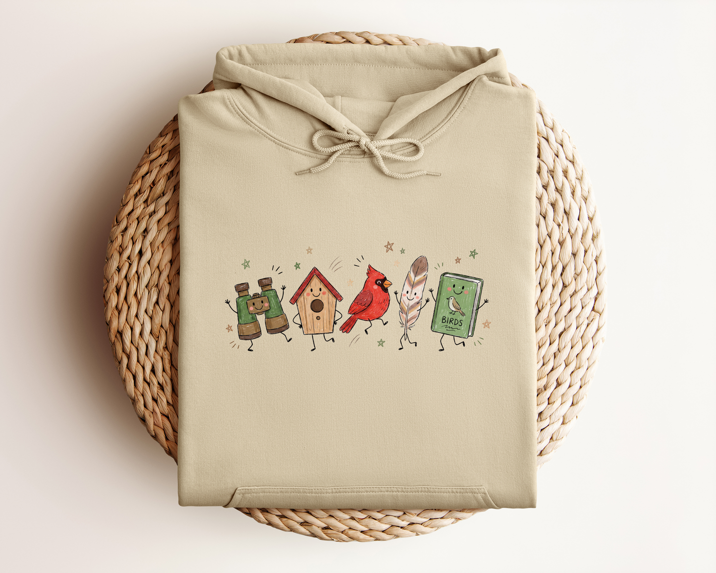 BIRD WATCHING DOODLE HOODIE