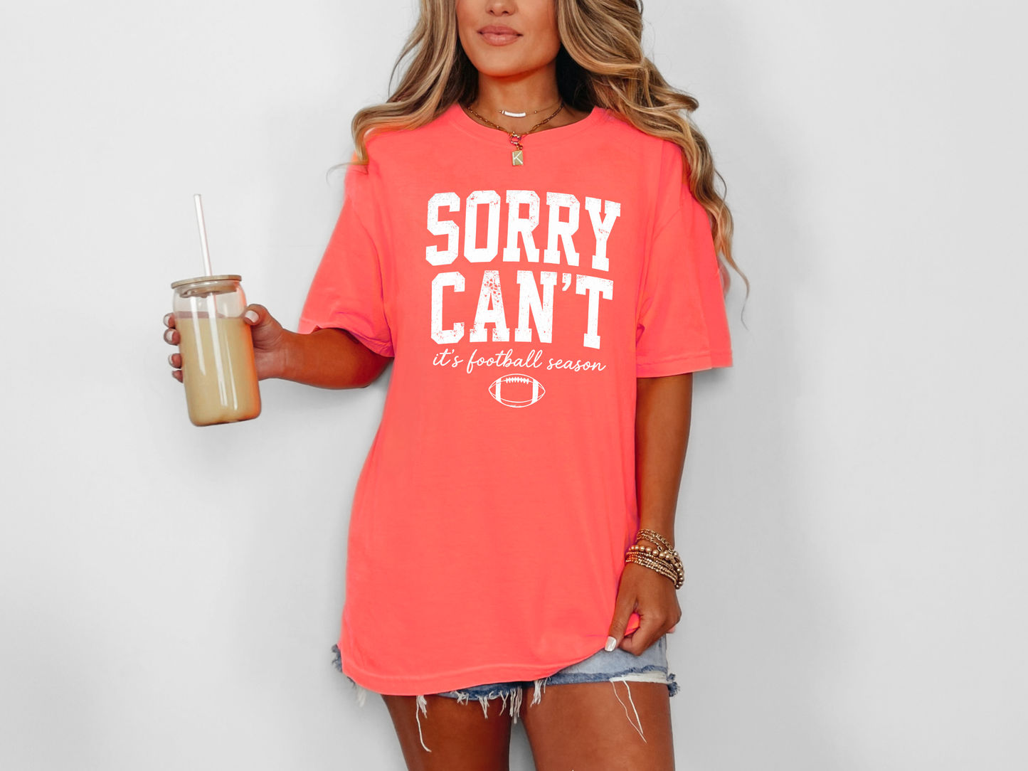 *NEW* SORRY I CAN'T IT'S FOOTBALL SEASON CC SHIRT