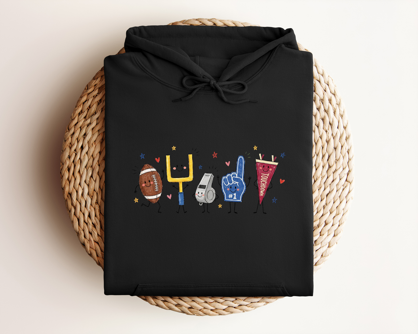 FOOTBALL DOODLE HOODIE