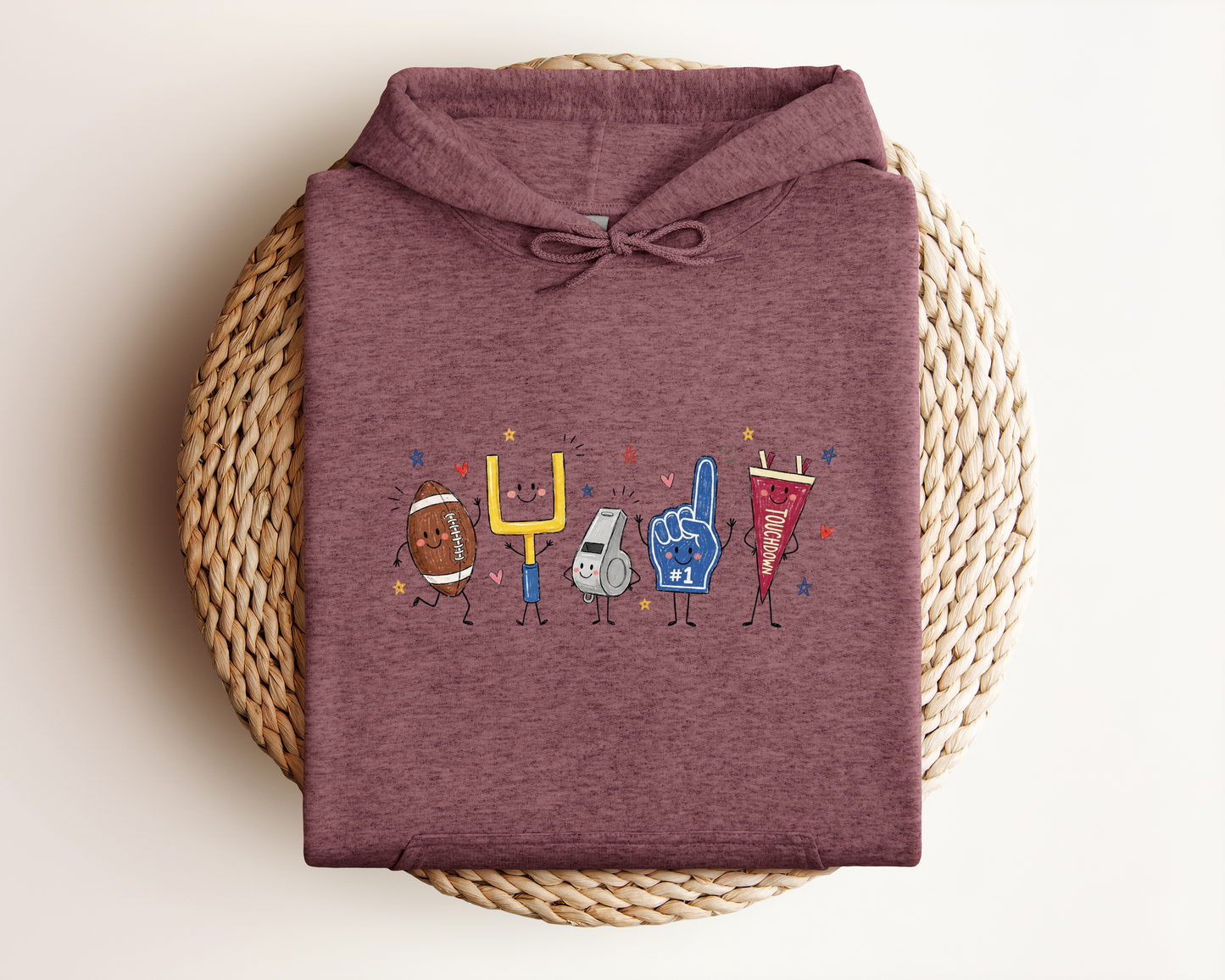 FOOTBALL DOODLE HOODIE