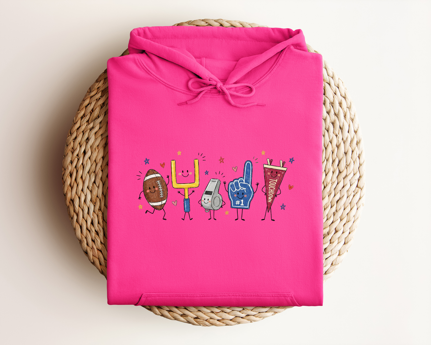 FOOTBALL DOODLE HOODIE