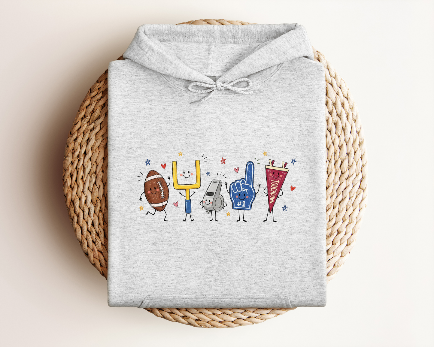 FOOTBALL DOODLE HOODIE