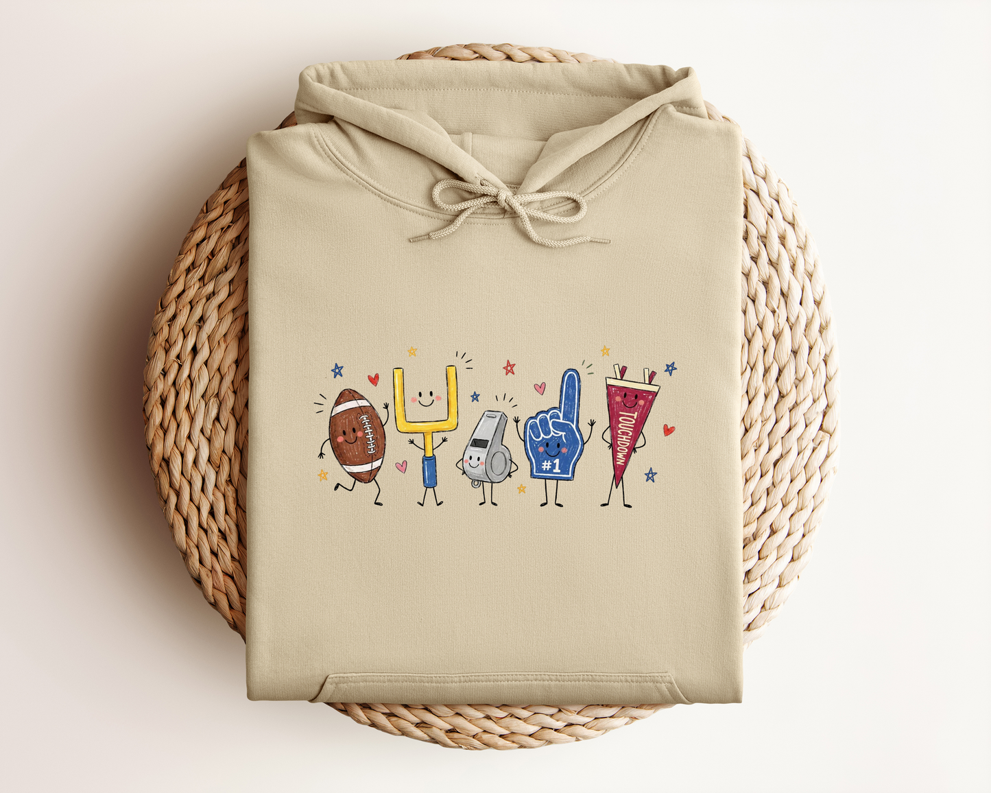 FOOTBALL DOODLE HOODIE