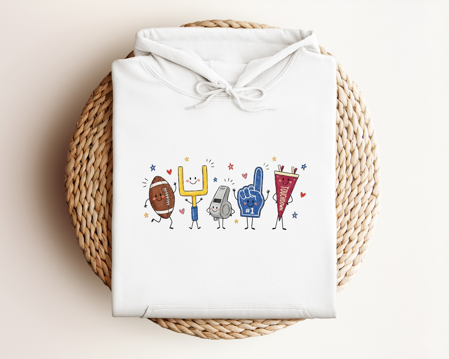 FOOTBALL DOODLE HOODIE