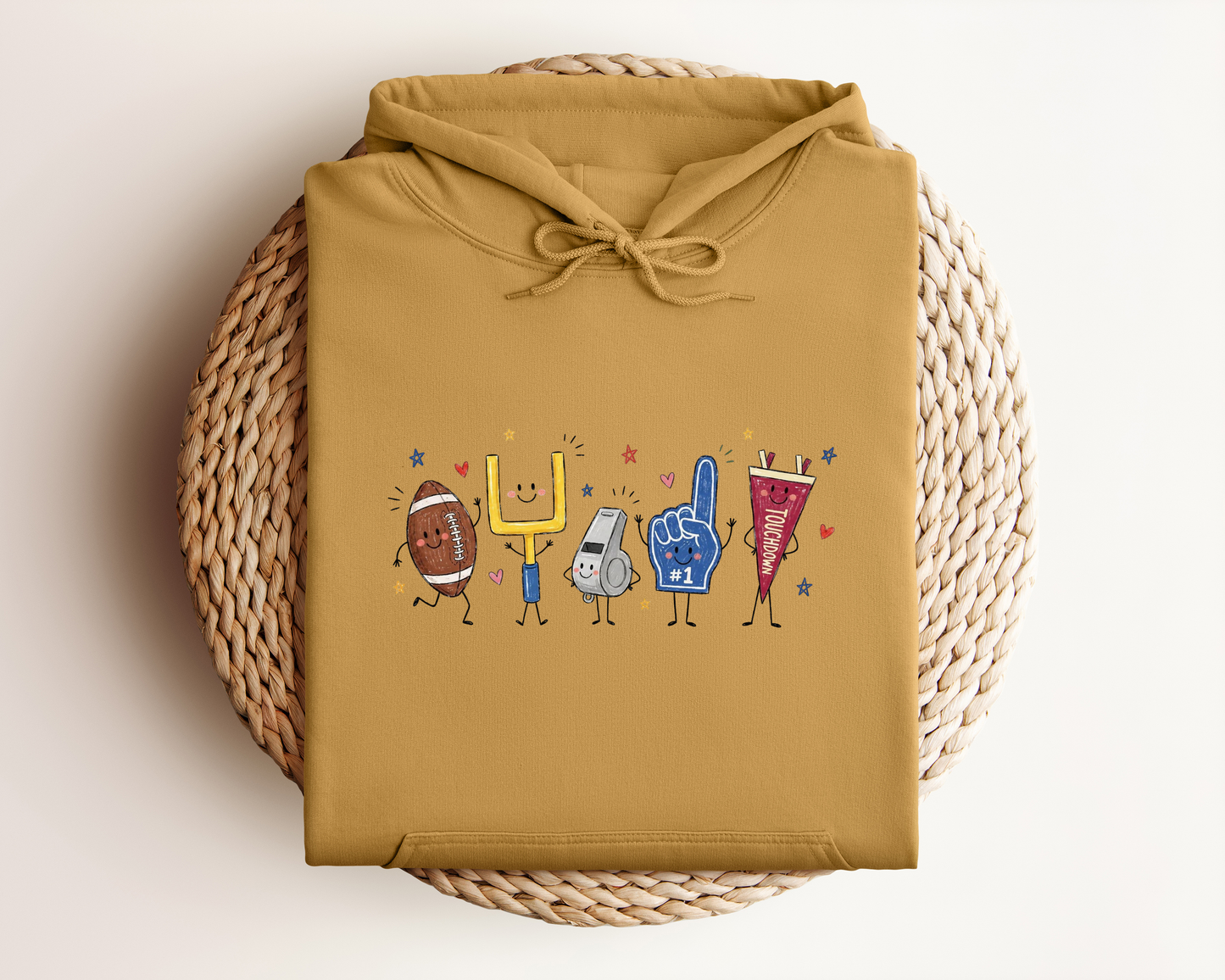 FOOTBALL DOODLE HOODIE