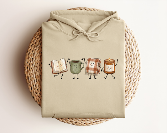 COZY BOOK DOODLE HOODIE