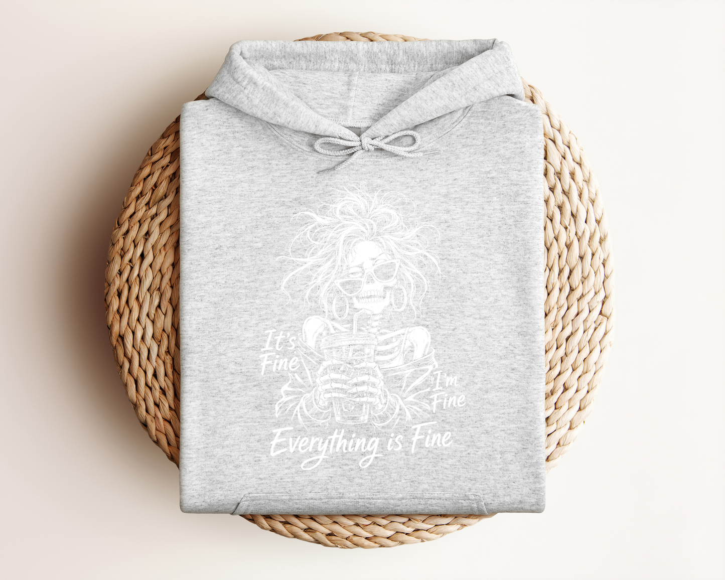 IT'S FINE I'M FINE EVERYTHING IS FINE HOODIE