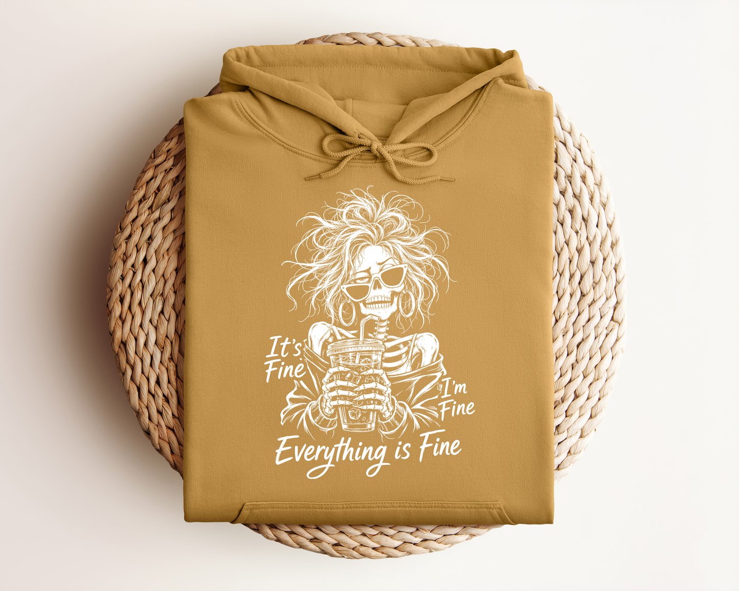 IT'S FINE I'M FINE EVERYTHING IS FINE HOODIE