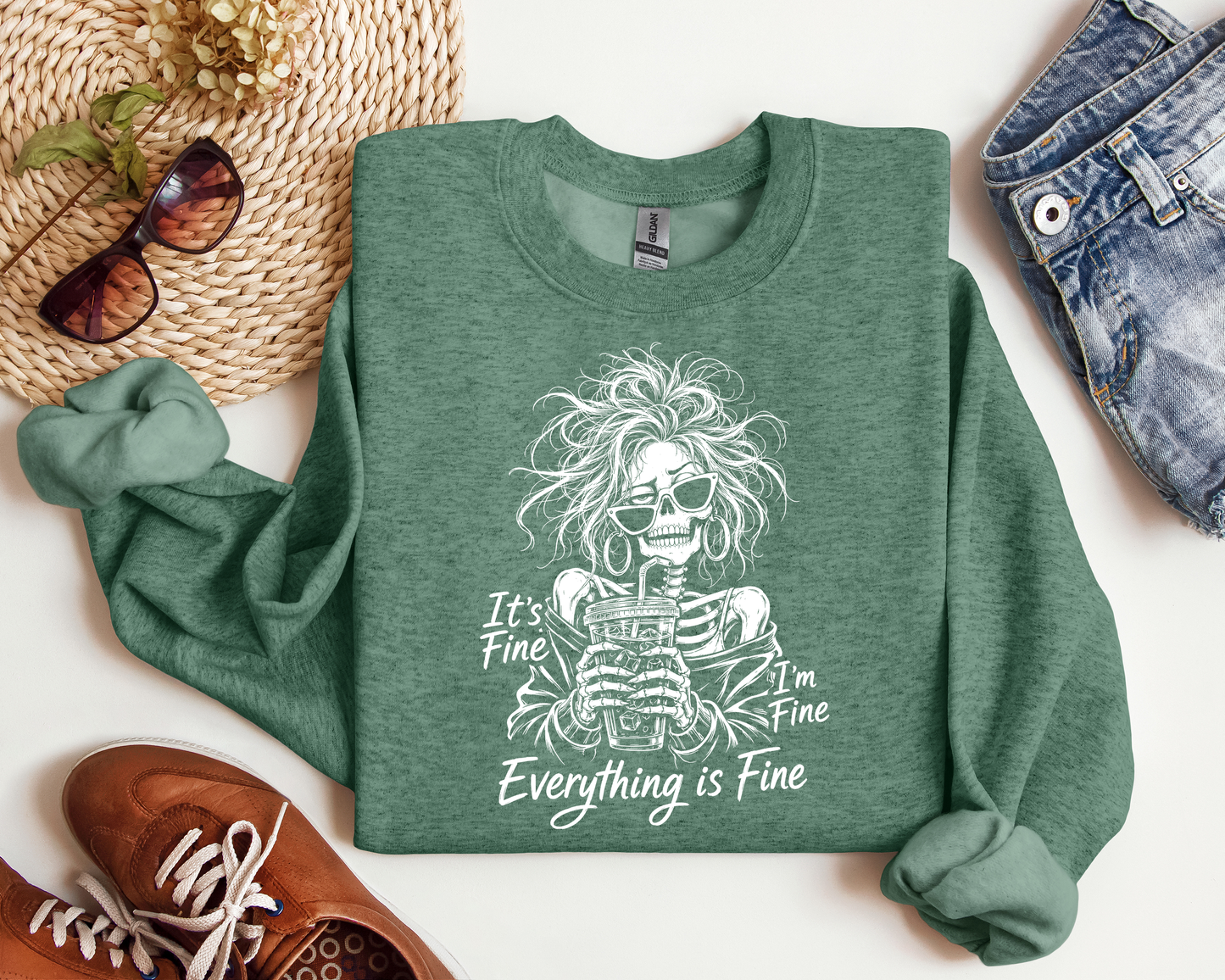IT'S FINE I'M FINE EVERYTHING IS FINE CREW
