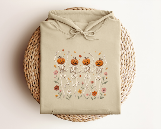 WILDFLOWER DANCING SKELETON HOODIE