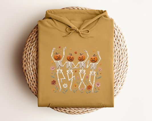 WILDFLOWER DANCING SKELETON HOODIE
