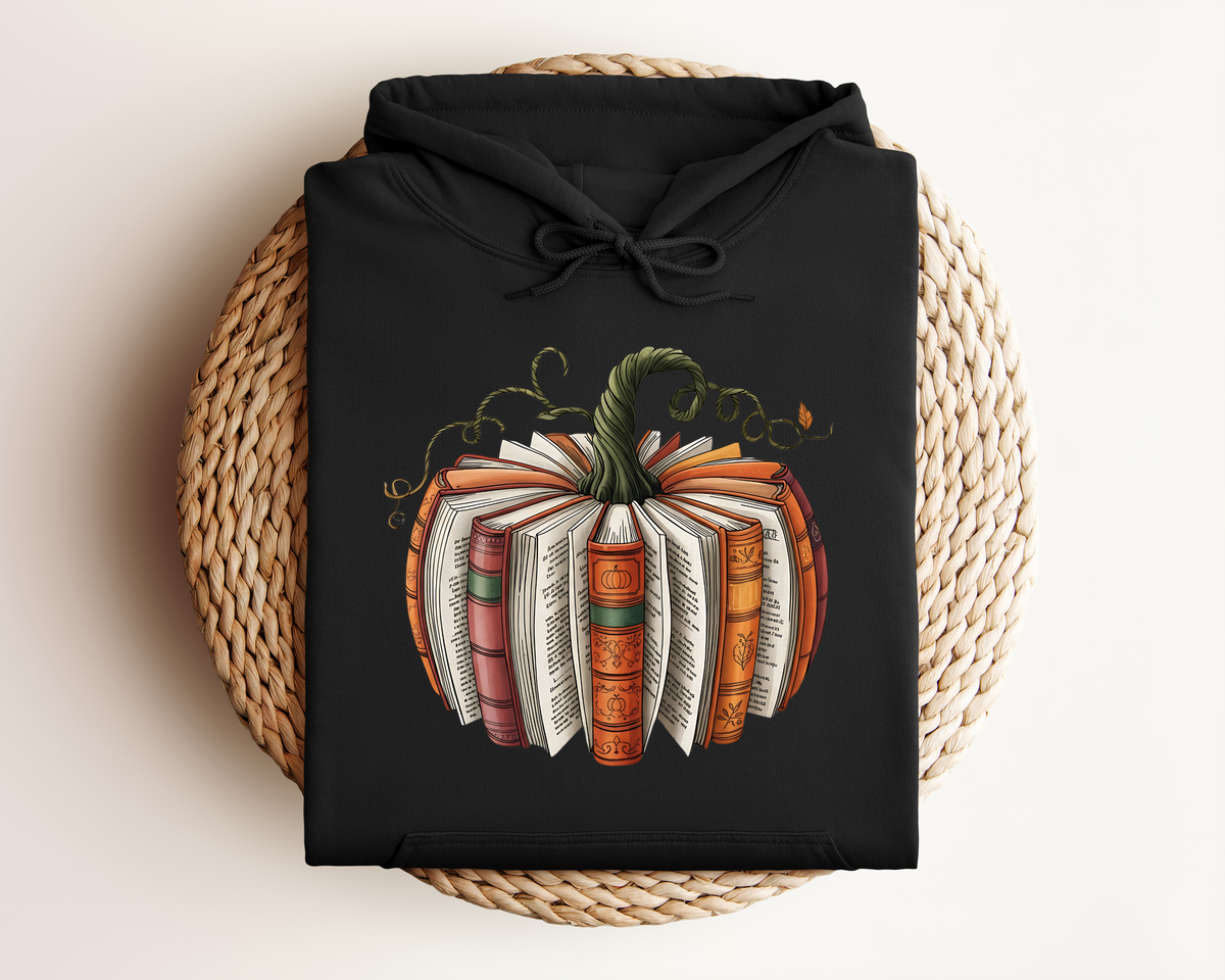 FALL PUMPKIN BOOK HOODIE