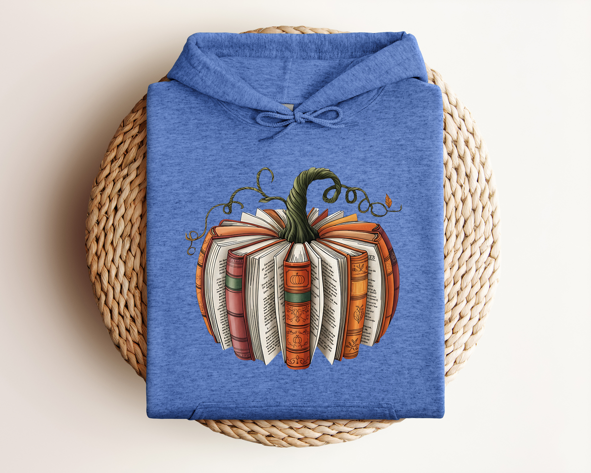 FALL PUMPKIN BOOK HOODIE