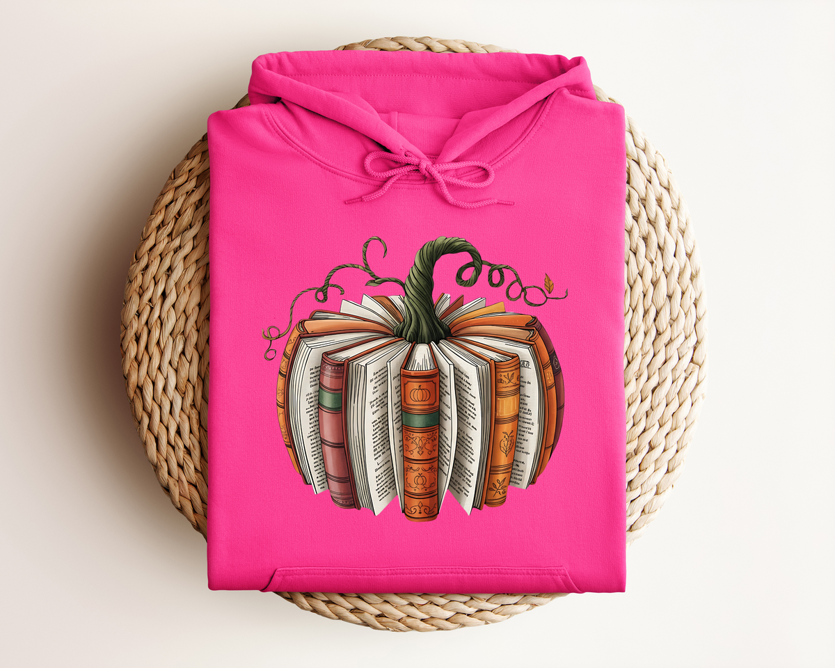 FALL PUMPKIN BOOK HOODIE