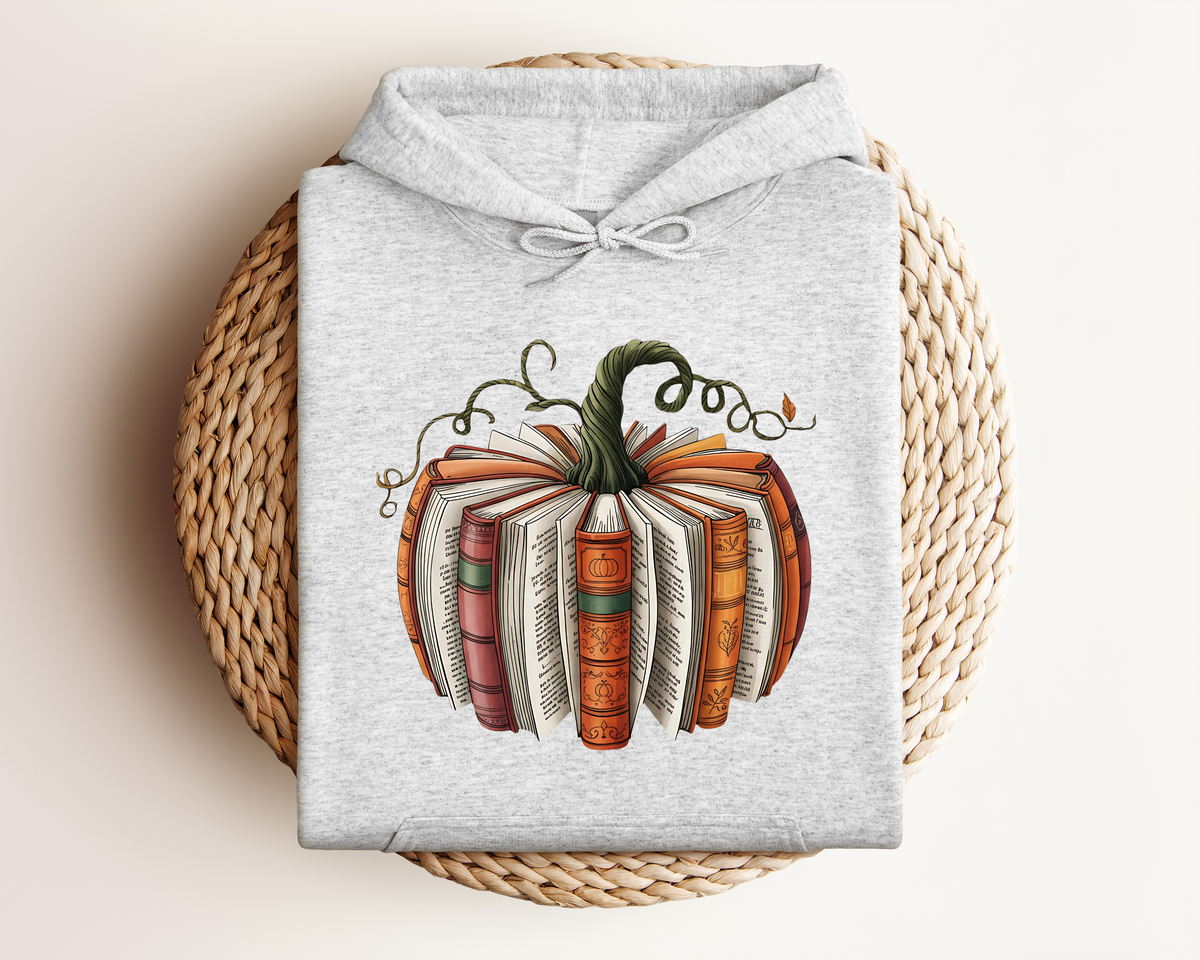 FALL PUMPKIN BOOK HOODIE