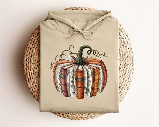 FALL PUMPKIN BOOK HOODIE
