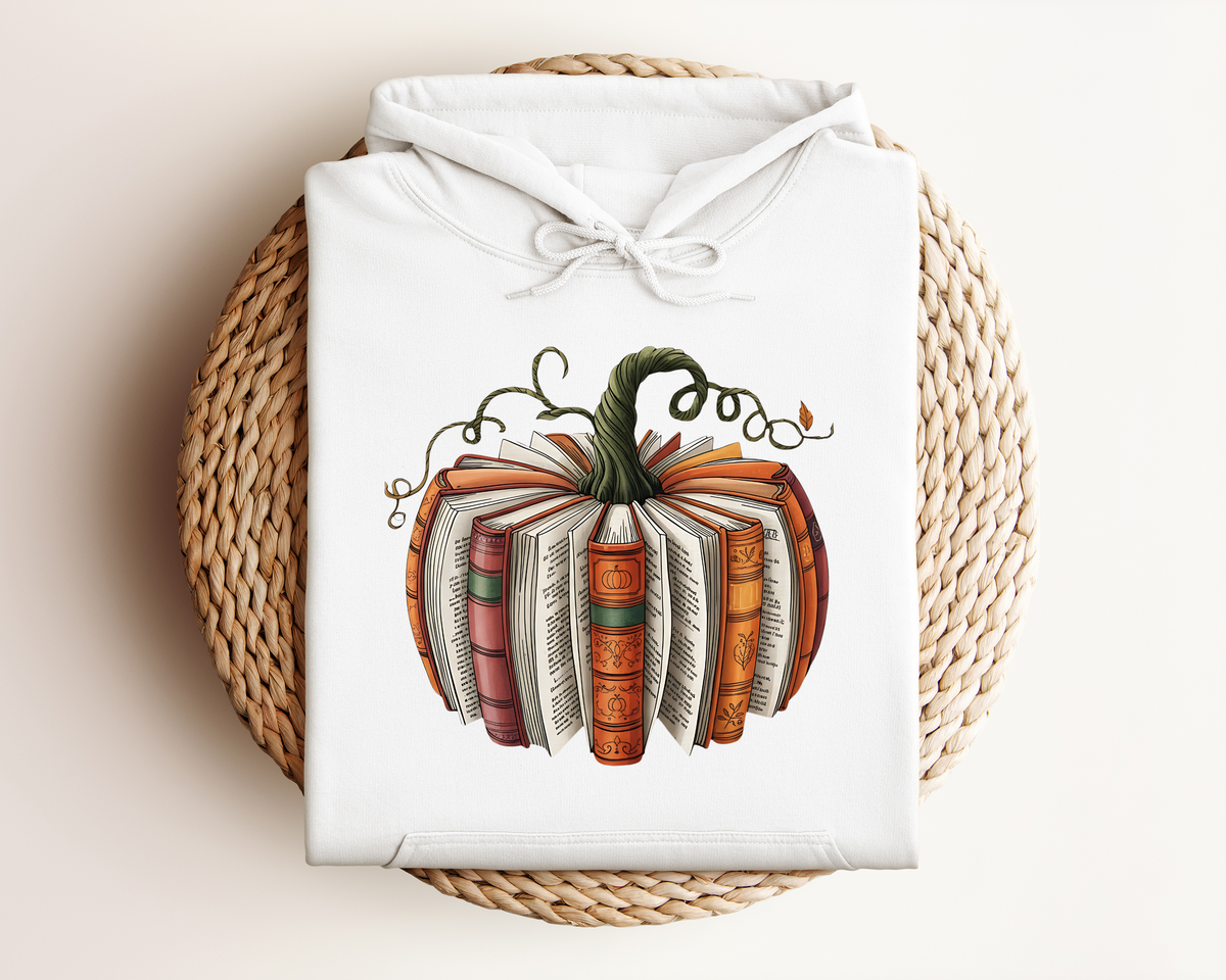 FALL PUMPKIN BOOK HOODIE