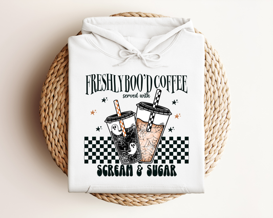 FRESHLY BOO'D COFFEE HOODIE