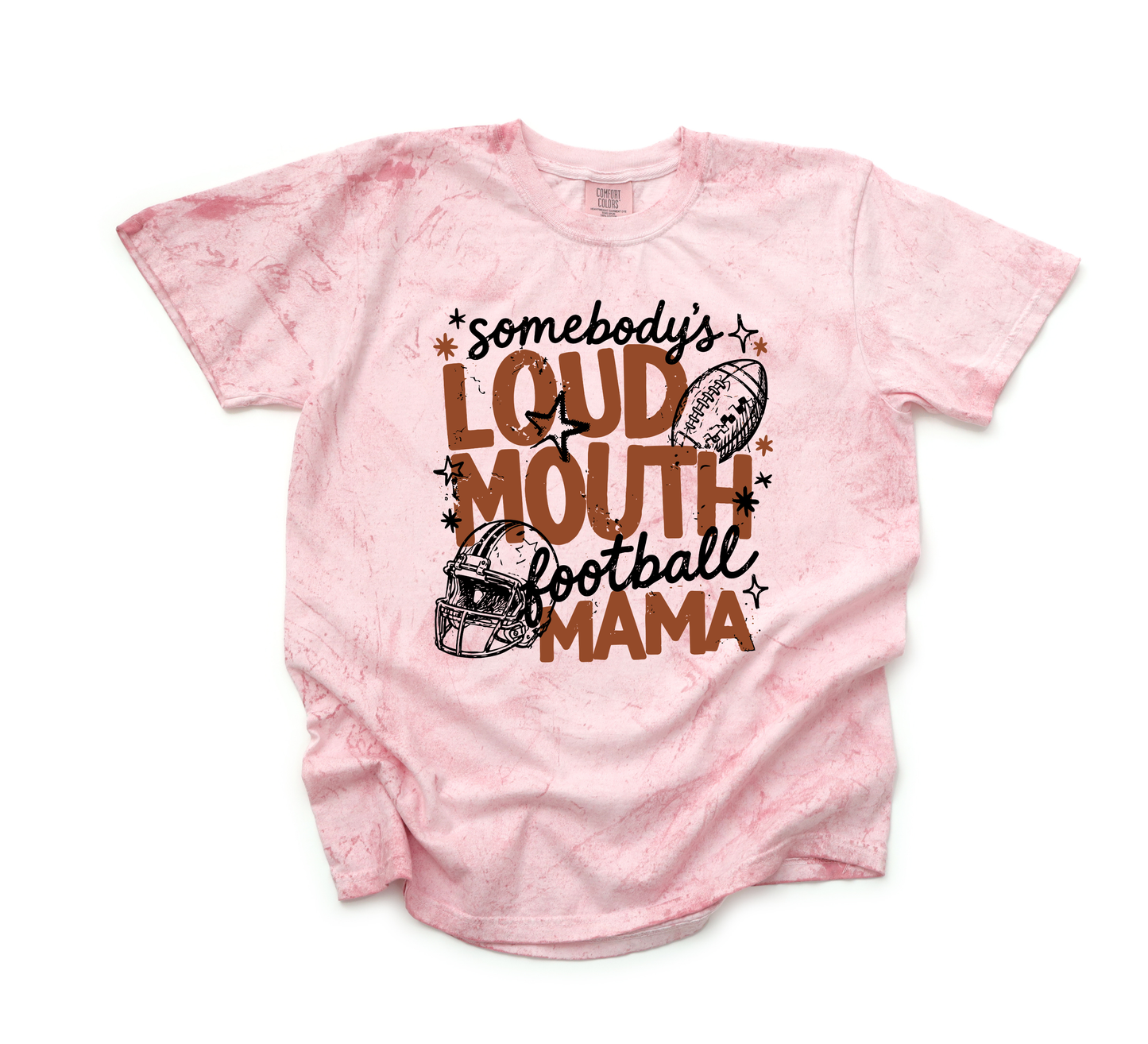 *NEW* SOMEBODY'S LOUDMOUTH FOOTBALL MAMA CC SHIRT