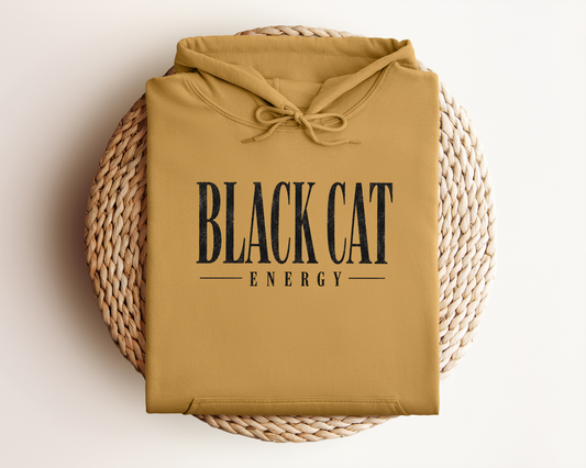 BLACK CAT ENERGY HOODIE