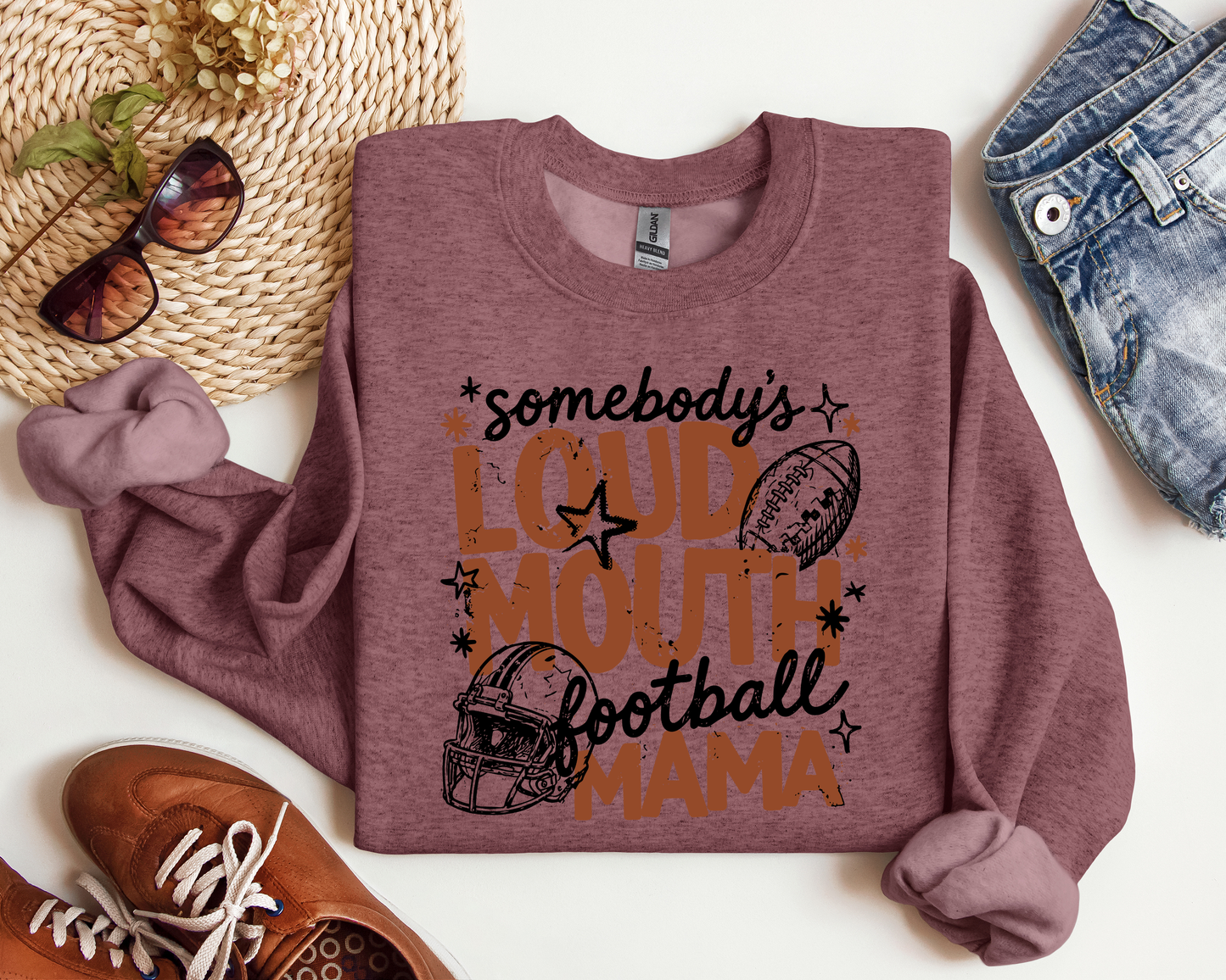SOMEBODY'S LOUDMOUTH FOOTBALL MAMA CREW