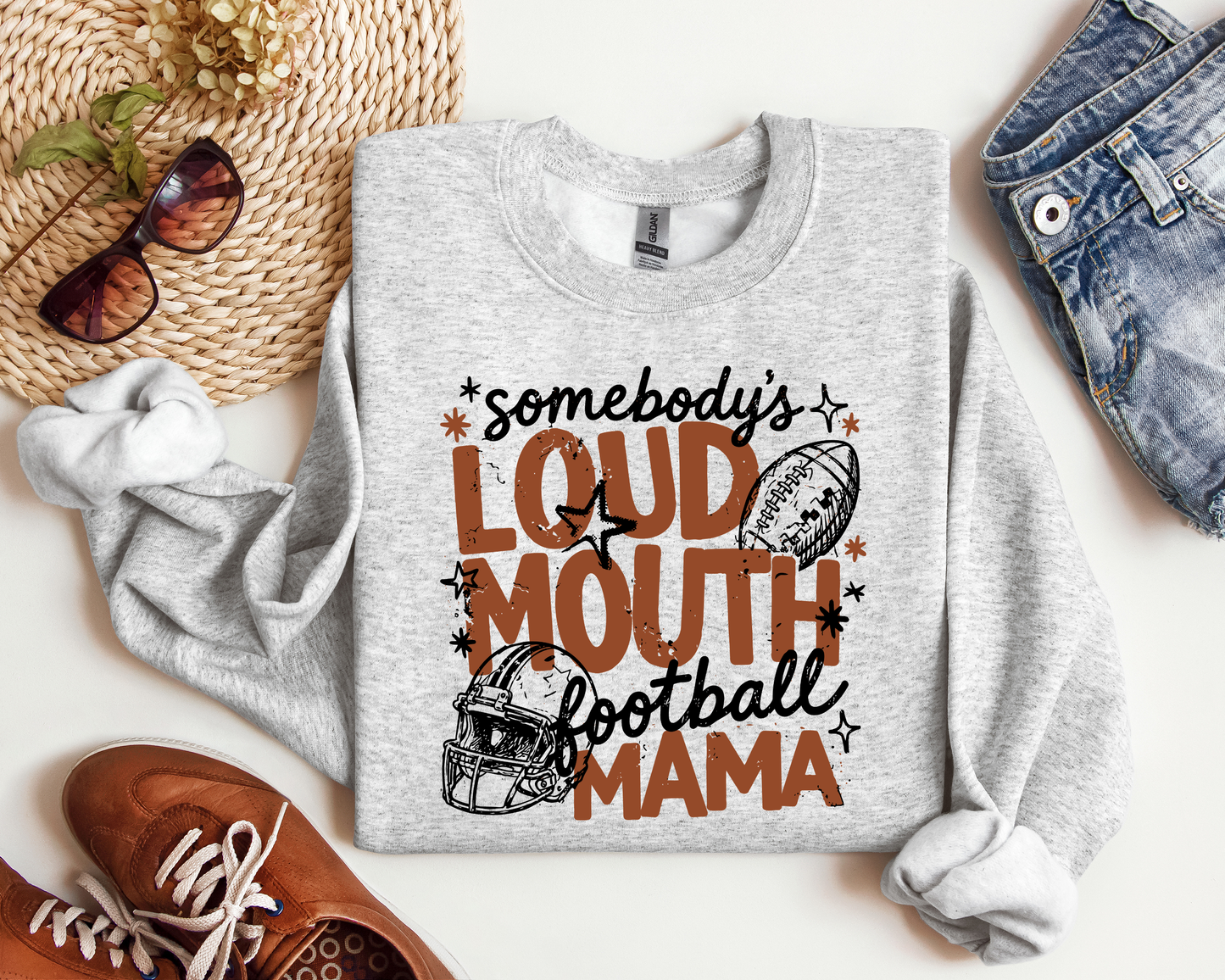 SOMEBODY'S LOUDMOUTH FOOTBALL MAMA CREW