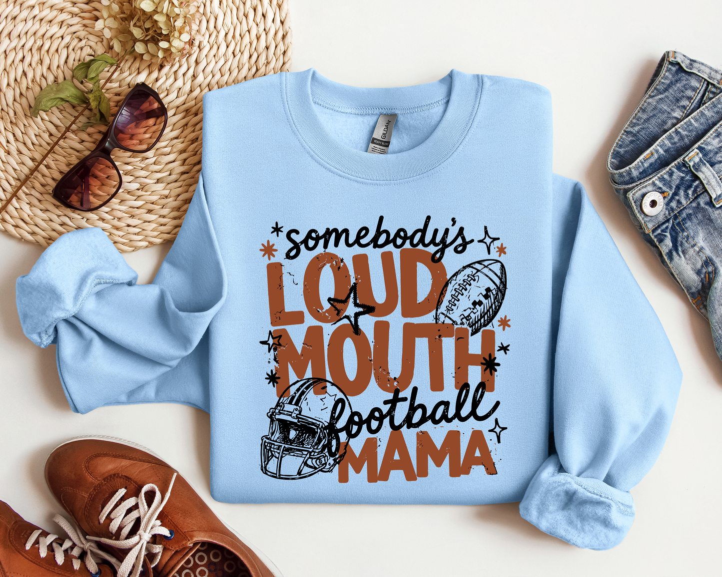 SOMEBODY'S LOUDMOUTH FOOTBALL MAMA CREW