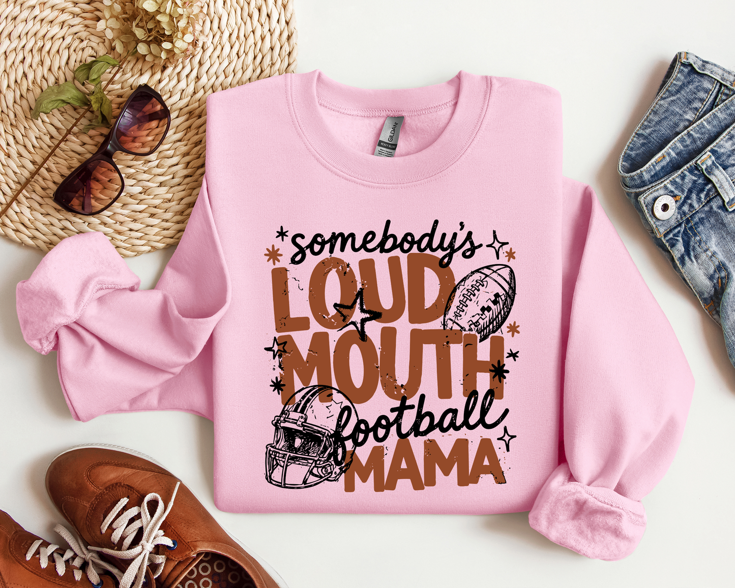 SOMEBODY'S LOUDMOUTH FOOTBALL MAMA CREW