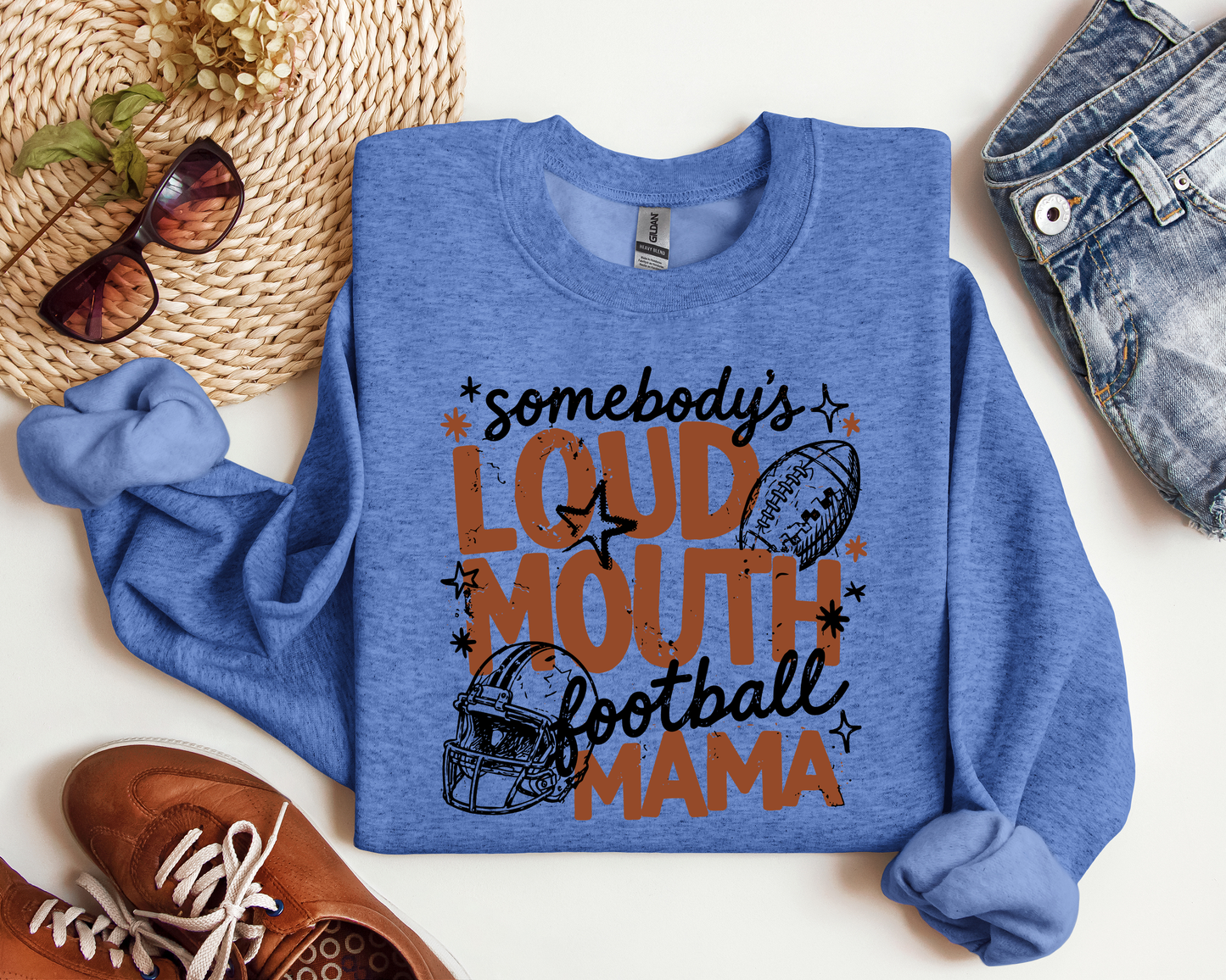 SOMEBODY'S LOUDMOUTH FOOTBALL MAMA CREW