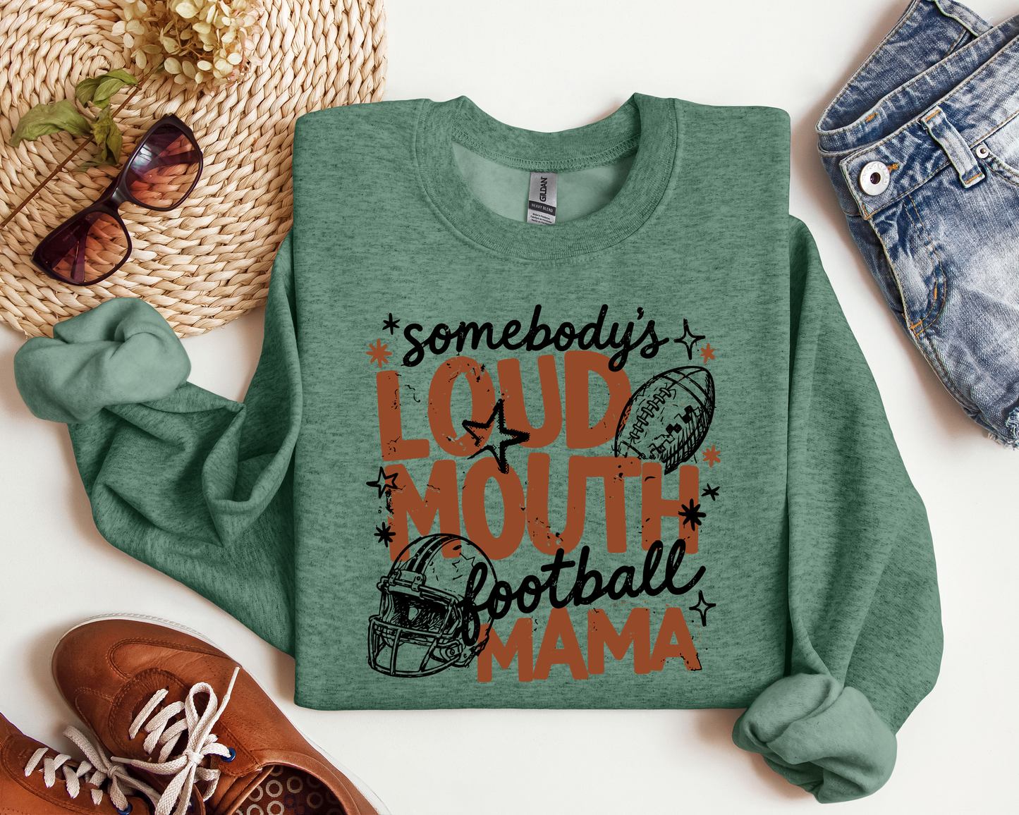 SOMEBODY'S LOUDMOUTH FOOTBALL MAMA CREW