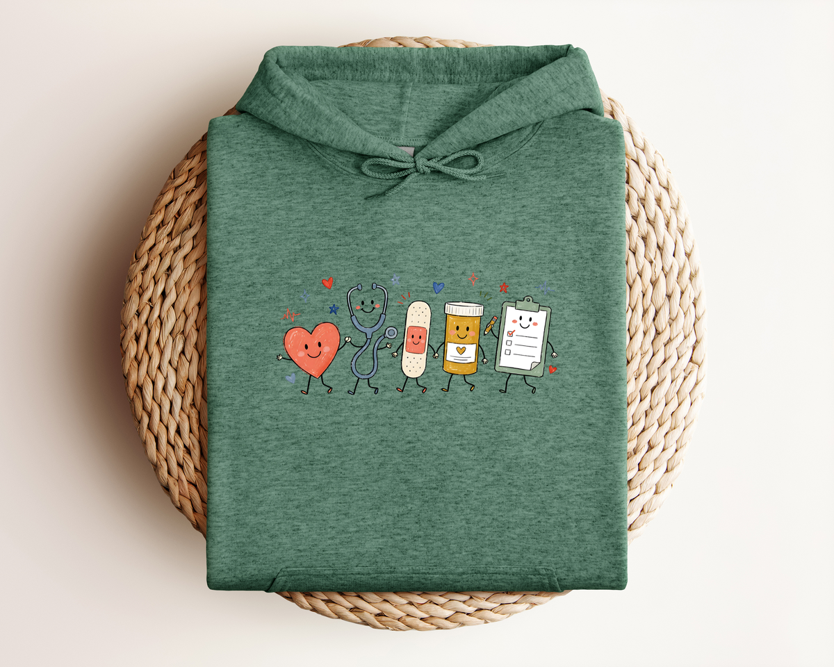 NURSE DOODLE HOODIE