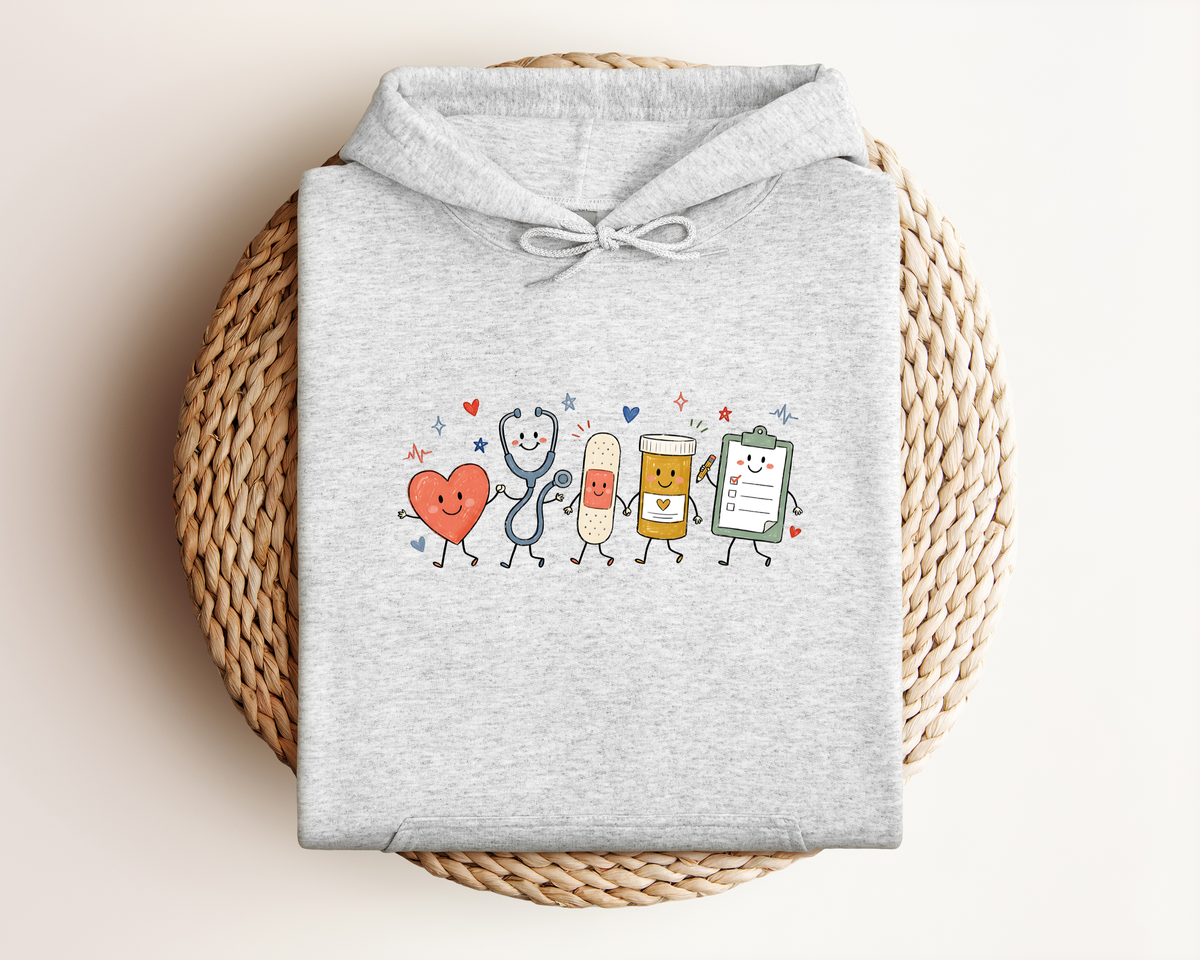 NURSE DOODLE HOODIE
