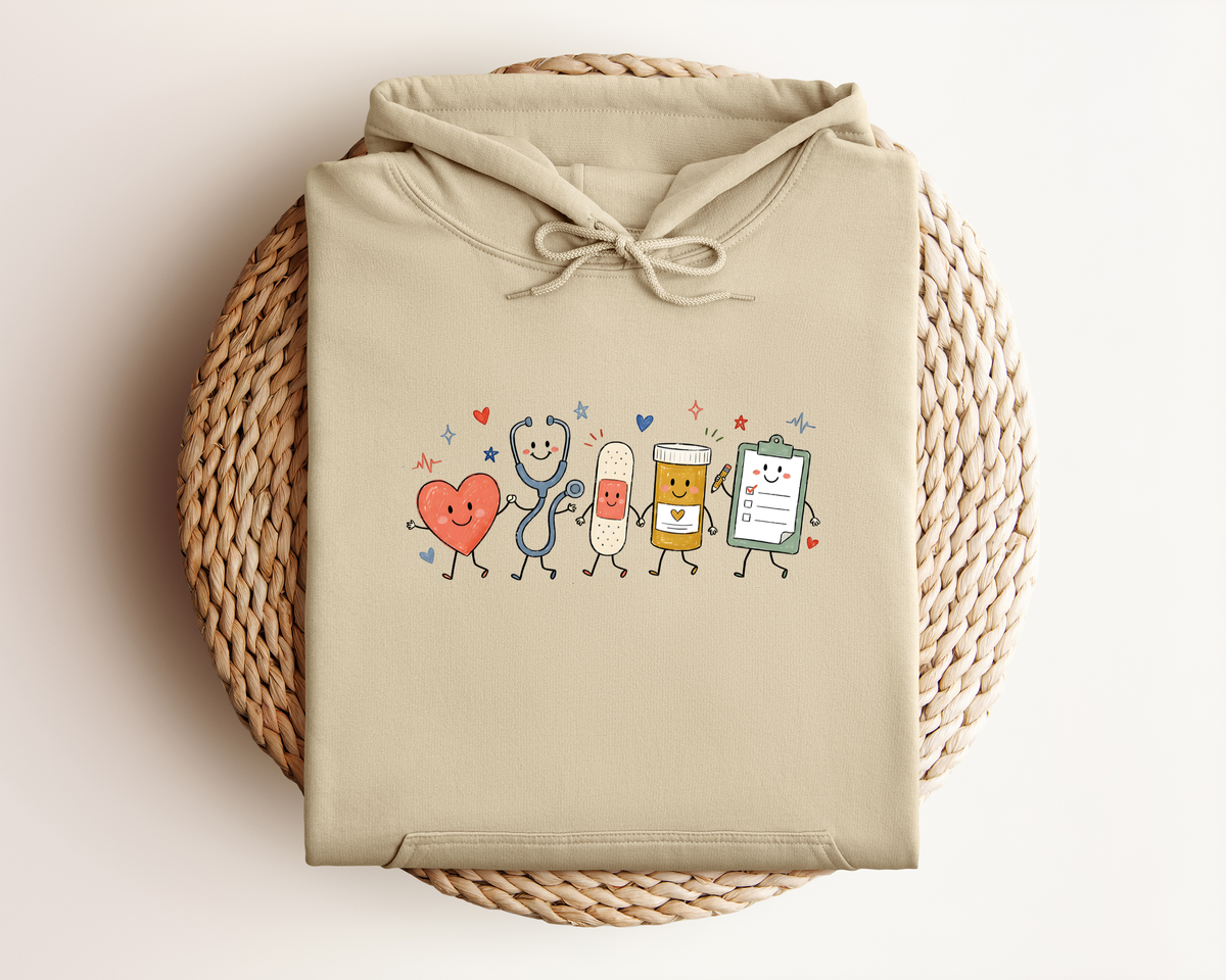 NURSE DOODLE HOODIE