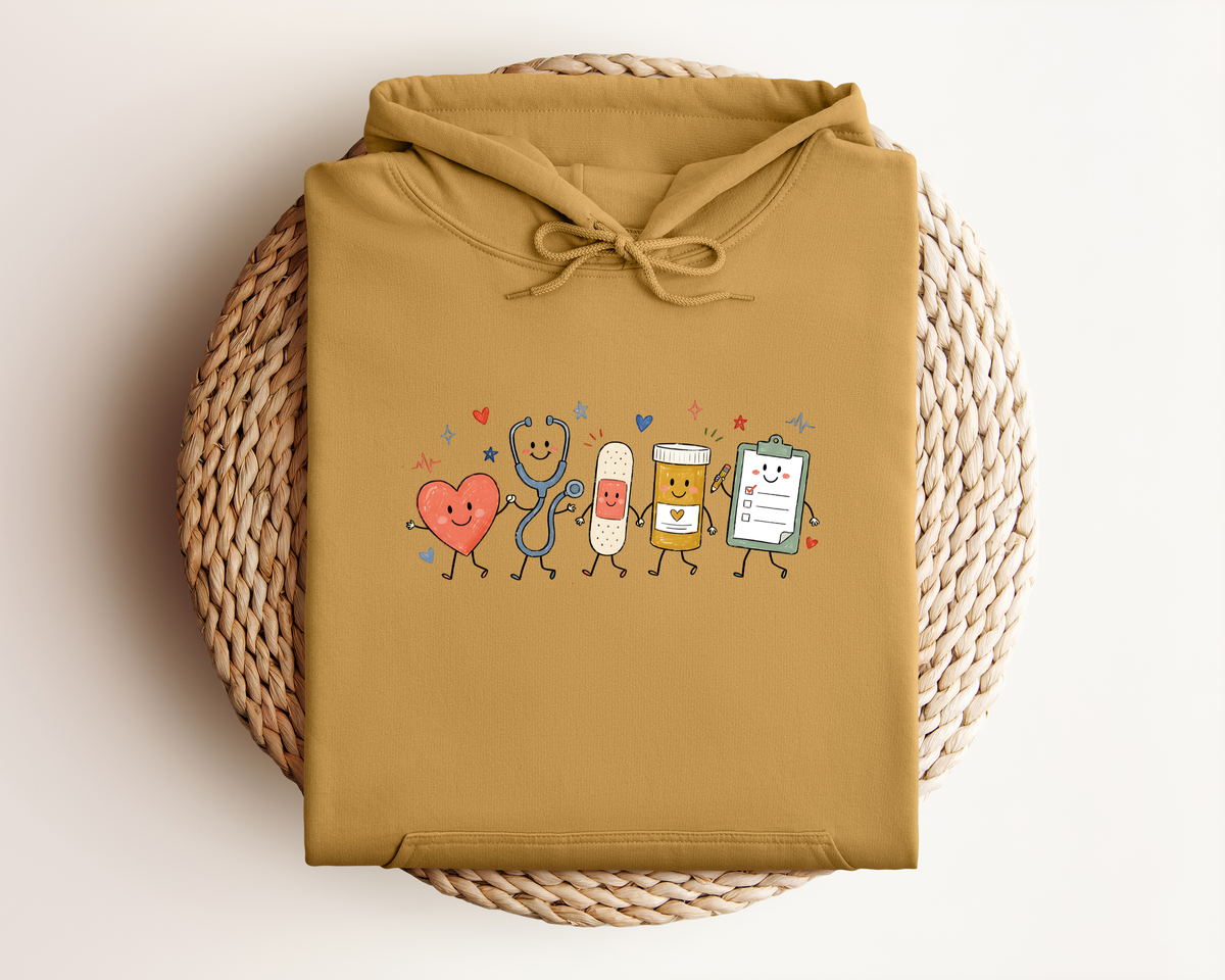 NURSE DOODLE HOODIE