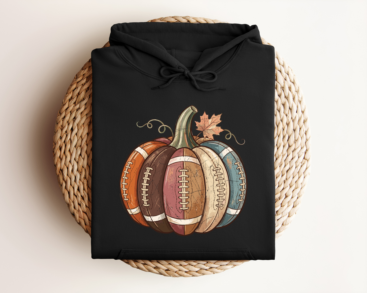 FOOTBALL PUMPKIN HOODIE