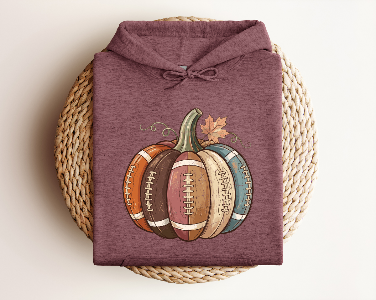 FOOTBALL PUMPKIN HOODIE
