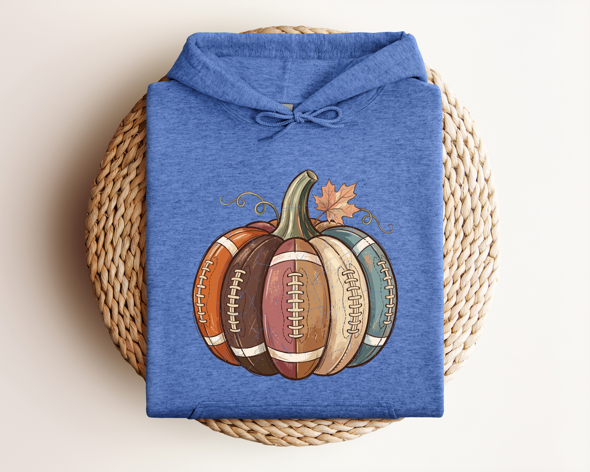 FOOTBALL PUMPKIN HOODIE