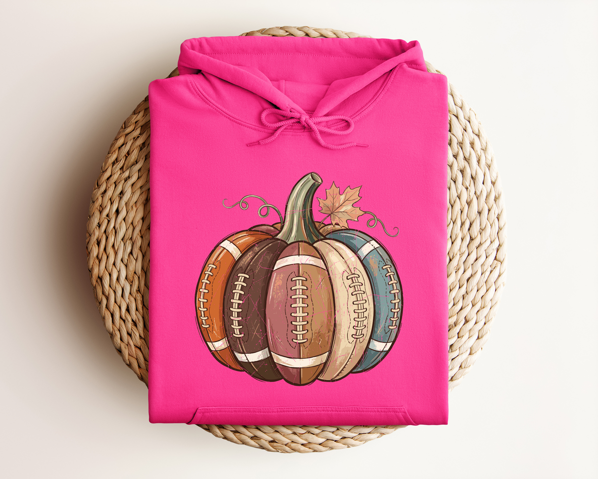 FOOTBALL PUMPKIN HOODIE