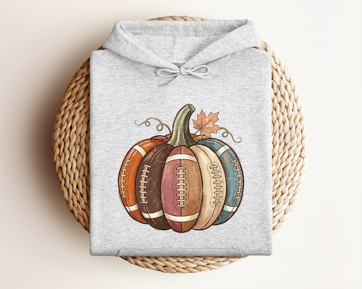 FOOTBALL PUMPKIN HOODIE