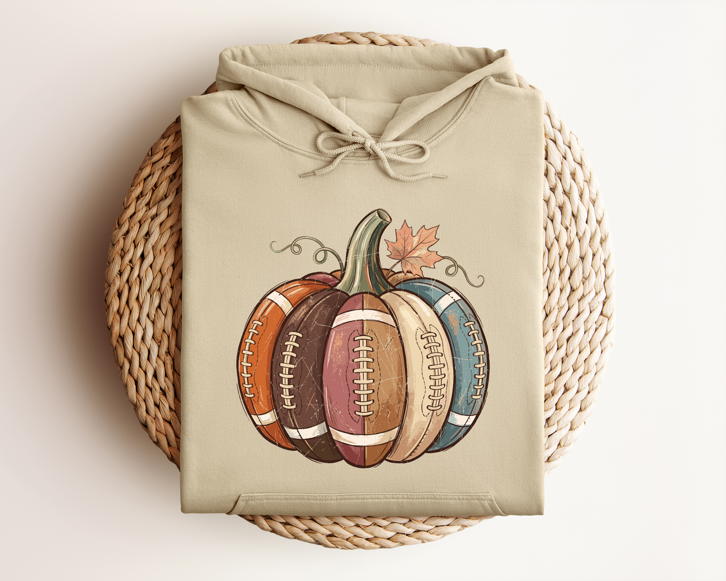 FOOTBALL PUMPKIN HOODIE