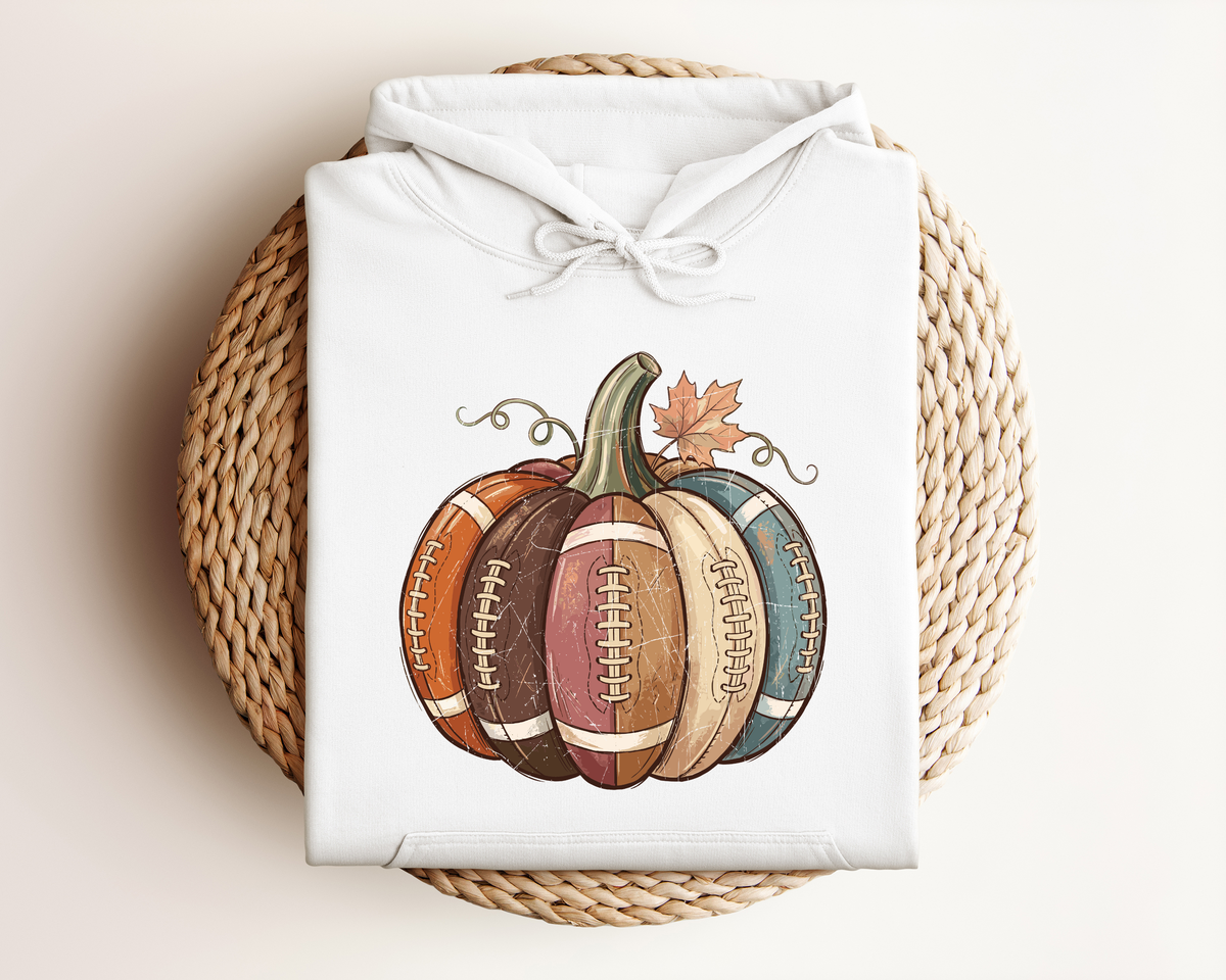 FOOTBALL PUMPKIN HOODIE