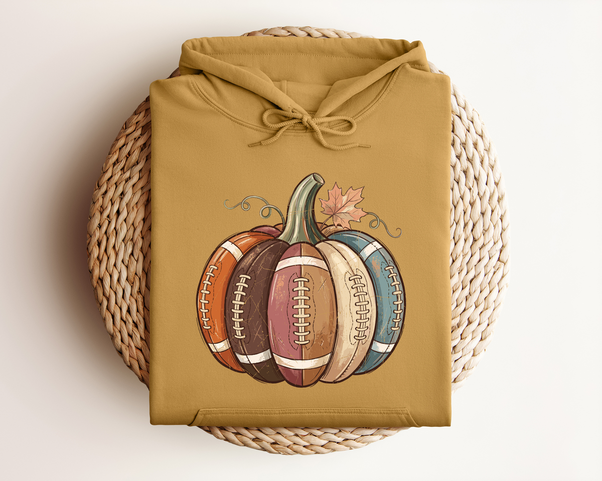 FOOTBALL PUMPKIN HOODIE