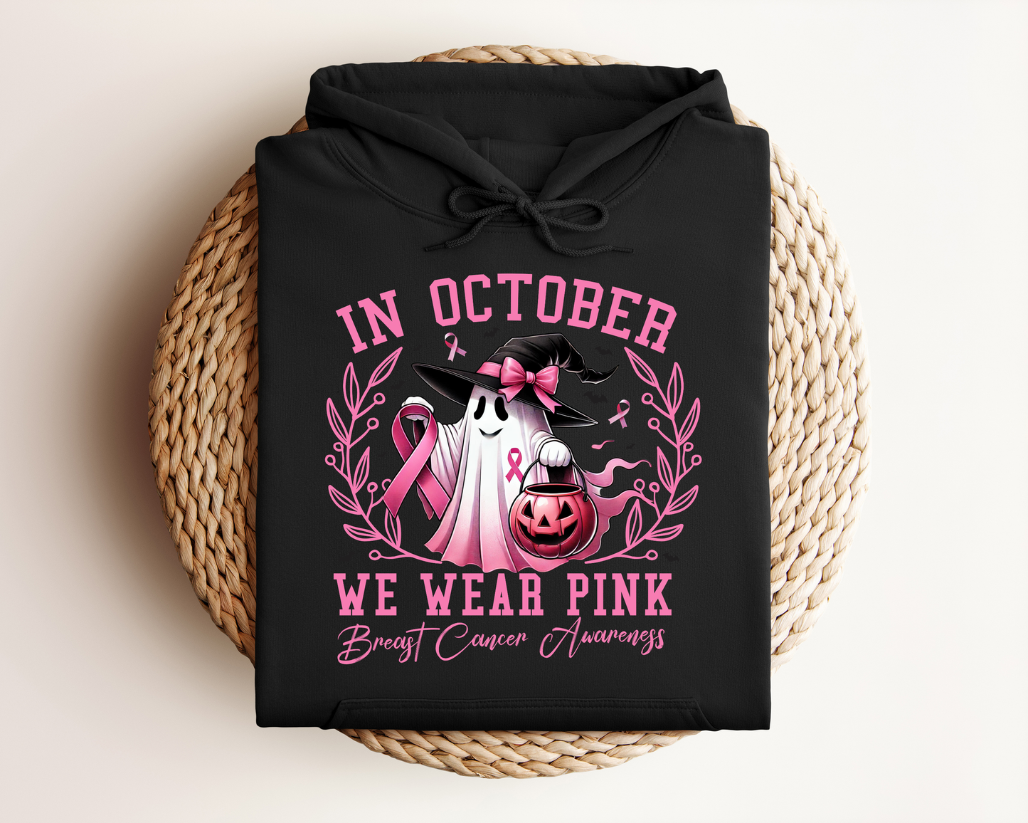IN OCTOBER WE WEAR PINK HOODIE