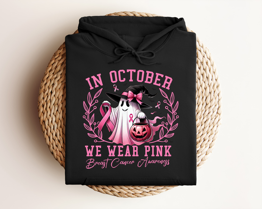 IN OCTOBER WE WEAR PINK HOODIE