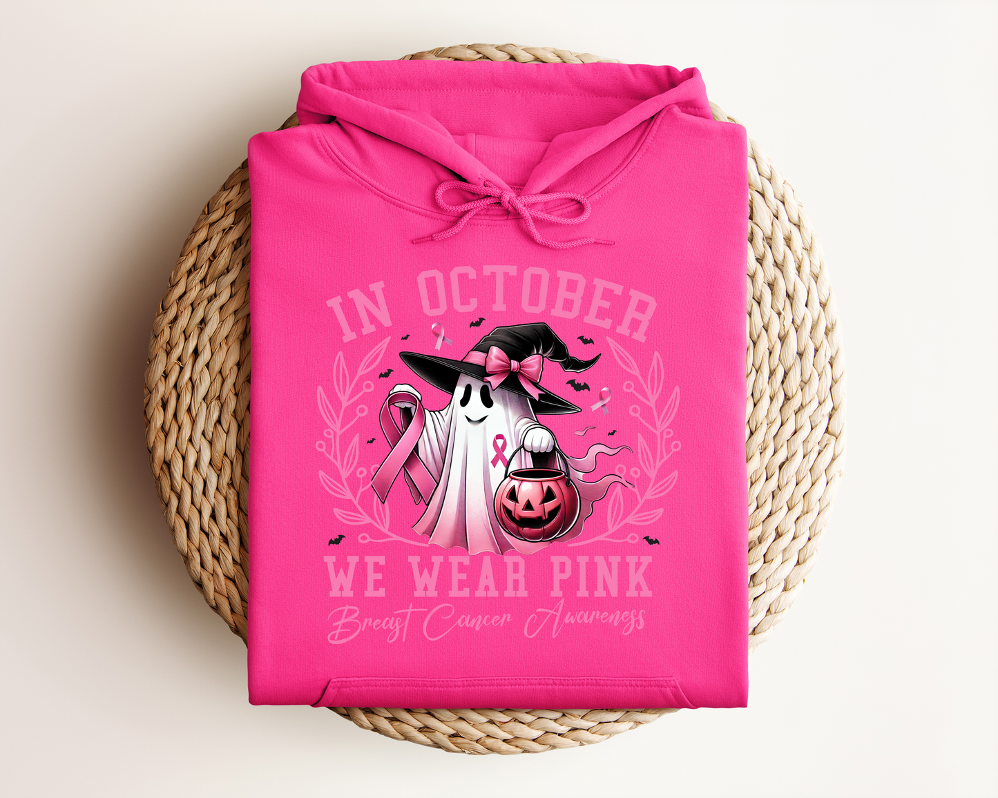 IN OCTOBER WE WEAR PINK HOODIE