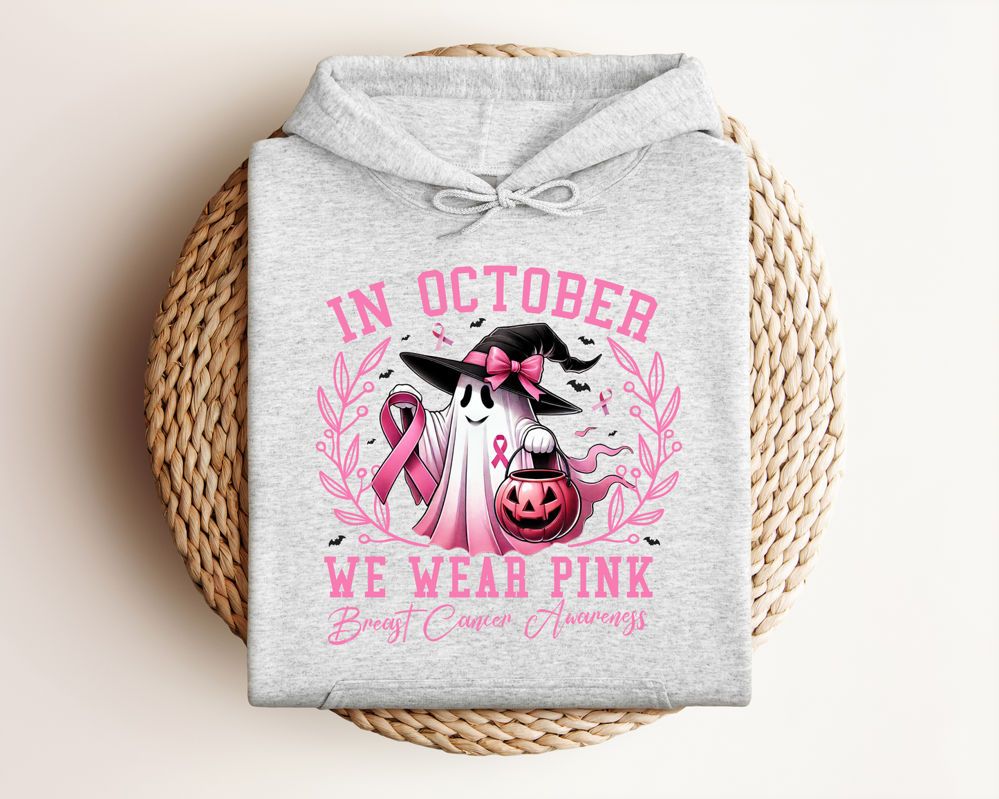 IN OCTOBER WE WEAR PINK HOODIE