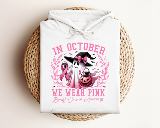 IN OCTOBER WE WEAR PINK HOODIE