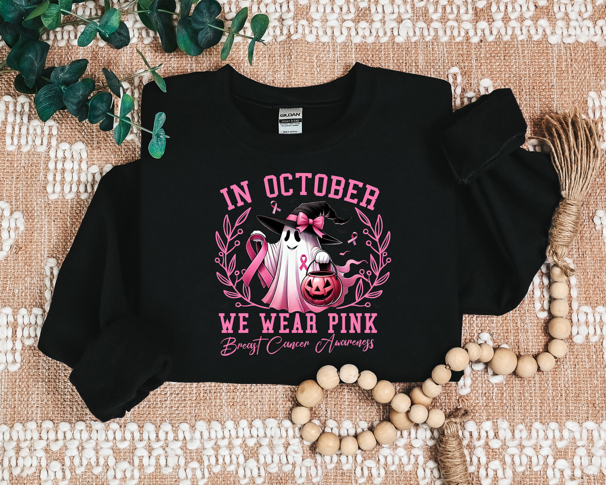 IN OCTOBER WE WEAR PINK CREW
